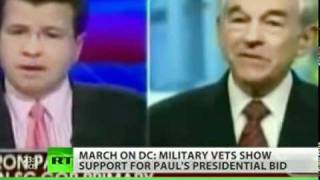 Troops march on the White House for Ron Paul