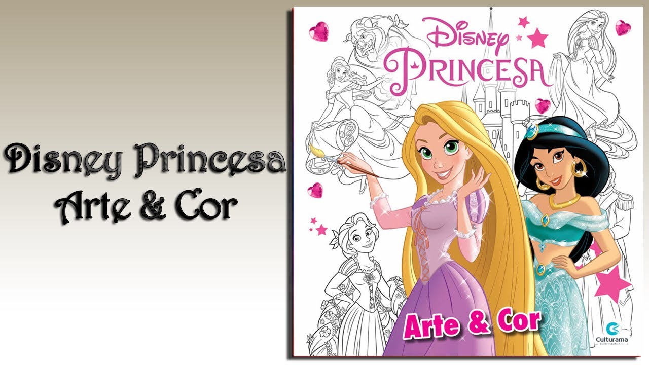 Livro Desenhos Para Colorir Meninas Da Disney - Culturama