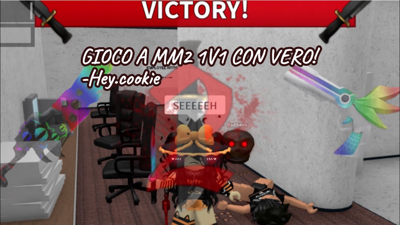 GIOCO A MM2 1V1 CON VERO E... 🔪🔫 (PT 1) - YouTube