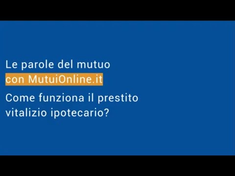 Video: Cos'è un prestito ipotecario?