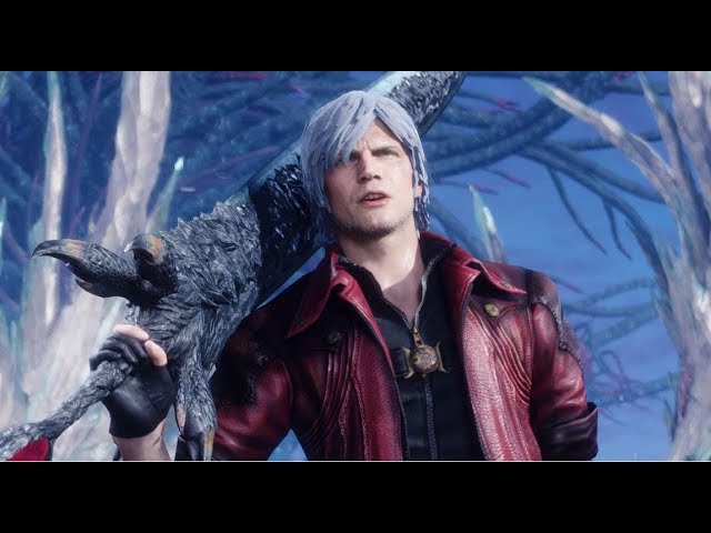 New Classic DMC4 Dante in Devil May Cry 5 Gameplay Costume