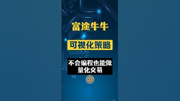 【富途牛牛②】如何构建可视化策略｜不会编程也能做量化交易｜富途证券｜ #量化交易 #量化投资 #美股 #港股 #美股投资