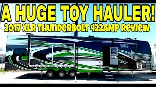 BIG Toy Hauler! 2017 XLR Thunderbolt 422AMP. Amazingly large