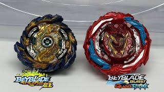 SPARKING VS QUAD STRIK! Mirage Fafnir vs Zeal Achilles | Beyblade Burst Battle