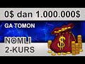 "0$ DAN 1.000.000$ GA TOMON" NOMLI 2-KURS #MILLION #MILLIARD #BIZNES #TADBIRKORLIK #LOYIHA #HAYOT