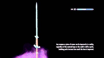 Skyrim - Load Screen - Smithing