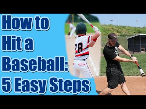 How to Hit a Baseball for Beginners &amp; Youth Players // 5 Easy Steps for Hitting Success