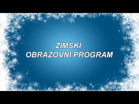 Video: Poseban obrazovni program