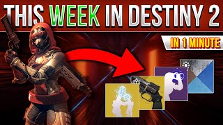 THIS WEEK IN DESTINY 2 - NEW Nightfall Weapons, DOUBLE Rewards \& EVERVERSE! (16th November, 2021)