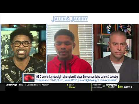 Jalen & Jacoby | Shakur Stevenson Joins Live to discuss his potential next fight!