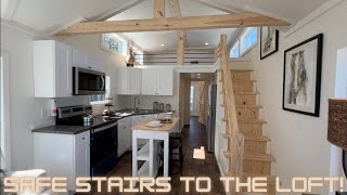 A Simple Dream in a Tiny House with a Well Planned Design, Layout and Floor Plan! Tiny Home Tour! HD