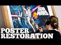 Star Wars Movie Poster Restoration Star Wars Movie Poster Restoration