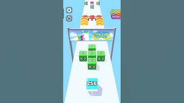 Jelly Run 2048 Gameplay Walkthrough Level 9 #shorts #gaming #ytshorts