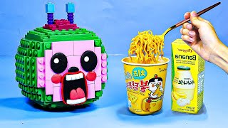 Lego In Real Life  How to Make Cocomelon Mukbang || Bricks World Stop Motion & ASMR Experiment