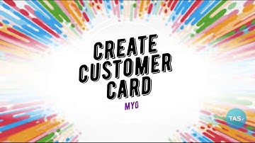 MYOB | How to Create a Customer Card.