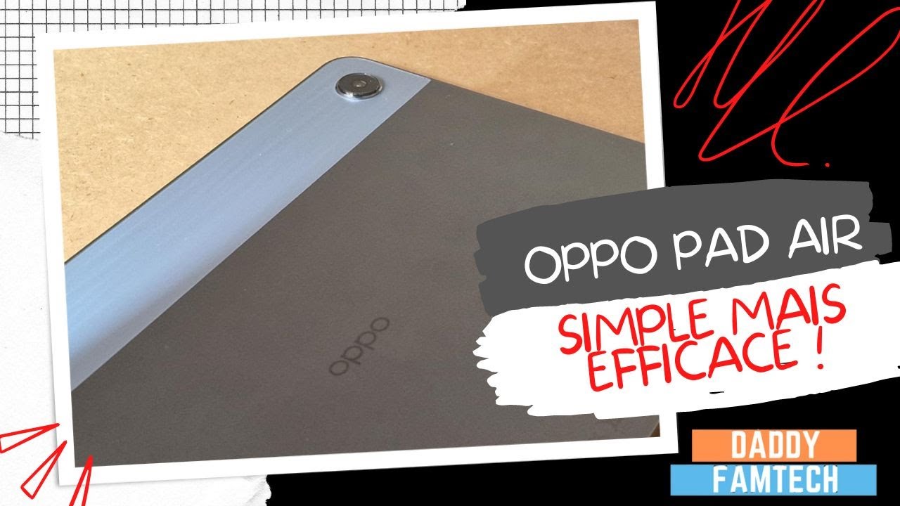 Test Oppo Pad Air : une première tablette simple et pratique - Les  Numériques