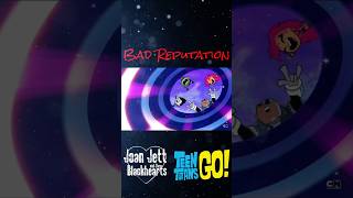 Batman Creates a Mix... (Bad Reputation x Teen Titans Go!) #shorts #dccomics #joanjett