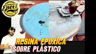 RESINA EPOXICA SOBRE PLÁSTICO