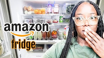 This transformation is HUGE! Massive fridge declutter AMAZON organization and CLEAN WITH ME