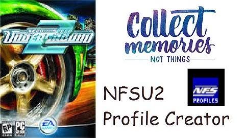 NFSU2 Profile Creator:Download+How to operate