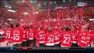 Recap: Red Wings, fans say good-bye to Joe Louis Arena in ceremony