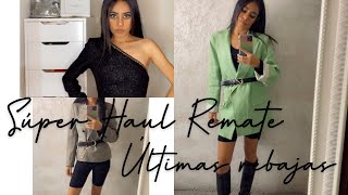 💸ÚLTIMAS COMPRAS EN REBAJAS: 🛍REMATE FINAL ZARA BERSHKA, TRY-ON HAUL, súper haul