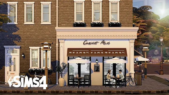 Korean Cafe  The Sims 4  No CC | Speed Build