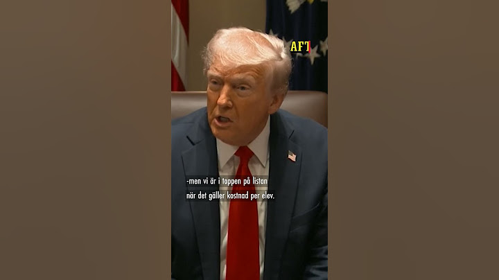 Efter attackerna: Här hyllar Trump Sverige