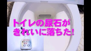 トイレの便器の尿石除去