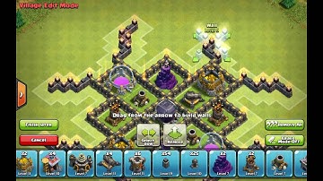 Clash of clans   Town hall 7 Th7 Dark Elixir Farming base 2015