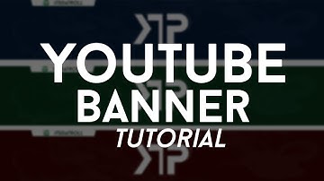 How To Make A Simple Youtube 2D Banner - Photoshop CS6 Tutorial