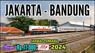 JADWAL TERBARU‼️HANYA RP. 17.000 | JAKARTA - BANDUNG • TRIP SUPER MURAH • NAIK KERETA LOKAL & KRL