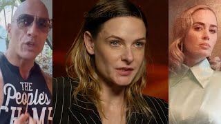 Dwayne Johnson, Emily Blunt Respond To Rebecca Ferguson's 'Idiot' CoStar Claim