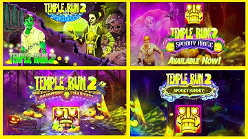 Temple Run 2 All Haunted Maps - Haunted Harvest VS Spooky Ridge VS Spooky Summit