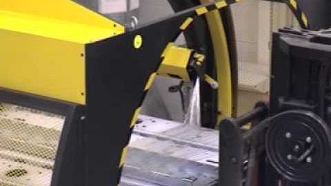 Yellow Jacket Stretch Wrapper (by Materials Handling Pty Ltd)
