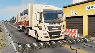 Trucks vs Speed Bumps in BeamNG.Drive (Long Video SPECIAL)