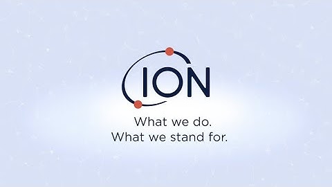 ION Science Company Vision