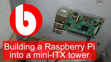 Building a Raspberry Pi into a mini-ITX case