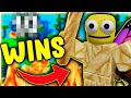 I went on a WINSTREAK using only BAGUETTES in Roblox Bedwars