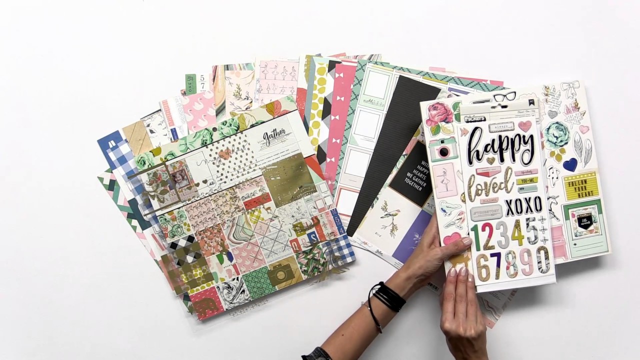 How to Use Scrapbook Stencils 