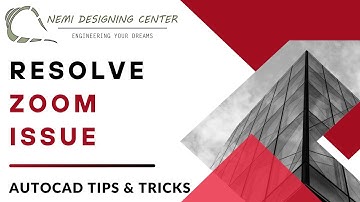 How to Resolve Zoom Issue? | AutoCAD Tips & Tricks | Nemi Designing Center | #autocadzoom