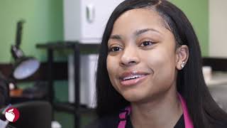 Career Tech Students Working Towards Nail Tech License