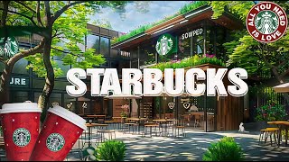 ☕스타벅스 매장음악 🎹 실시간 음악 매장음악 광고없는♥️ 週末の朝カフェBGM ☘️ STARBUCKS Soothing Jazz for work and study