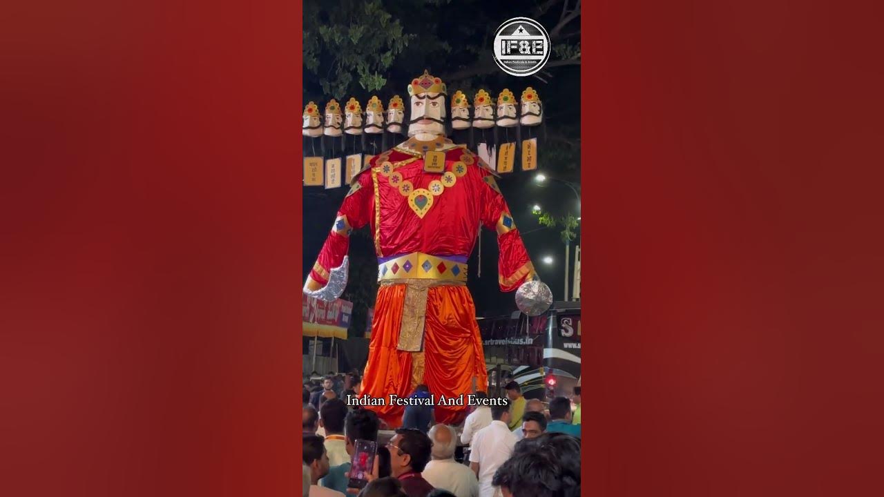 Ravan Dahan Shree Mahalaxmi Mandir Sarasbaug Pune 2024 Darasa YouTube