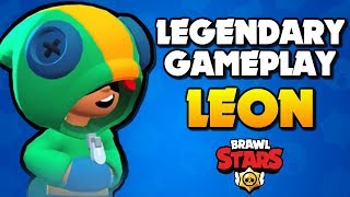 Leon Gameplay New Legendary Brawler In Brawl Stars Youtube - salida global brawl stars