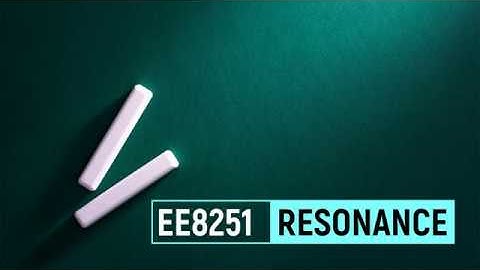 EE8251/EC8251 - RESONANCE (PARALLEL RLC) by MAX SAVIO