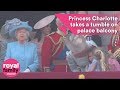 Princess Charlotte takes a tumble on Buckingham Palace balcony