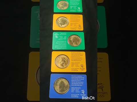 New additions of Australian Dollars coins Sydney Olympics 2000 edition special commemorative coins