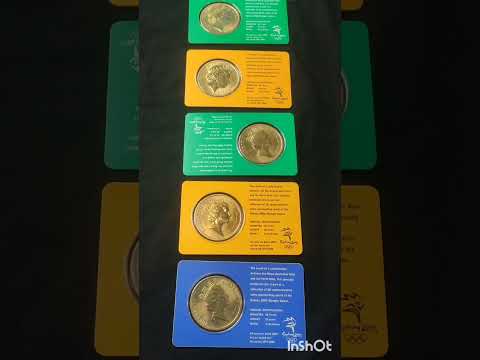 New Additions Of Australian Dollars Coins Sydney Olympics 2000 Edition Special Commemorative Coins