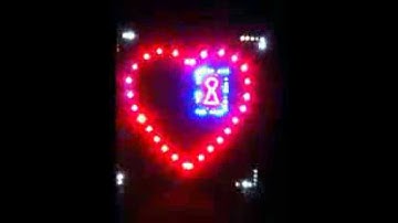 Led trái tim full màu